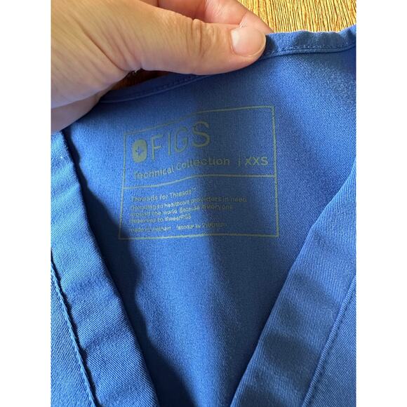 Figs Technical Collection Casma Scrub Top Size XXS - Picture 3 of 6